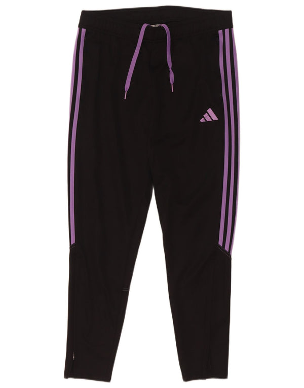 Adidas ženske hlače za trenirku UK 12/14 Srednje crni poliester