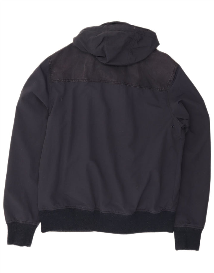 Fat Face muška bomber jakna s kapuljačom UK 36 Mala tamnoplava poliesterska