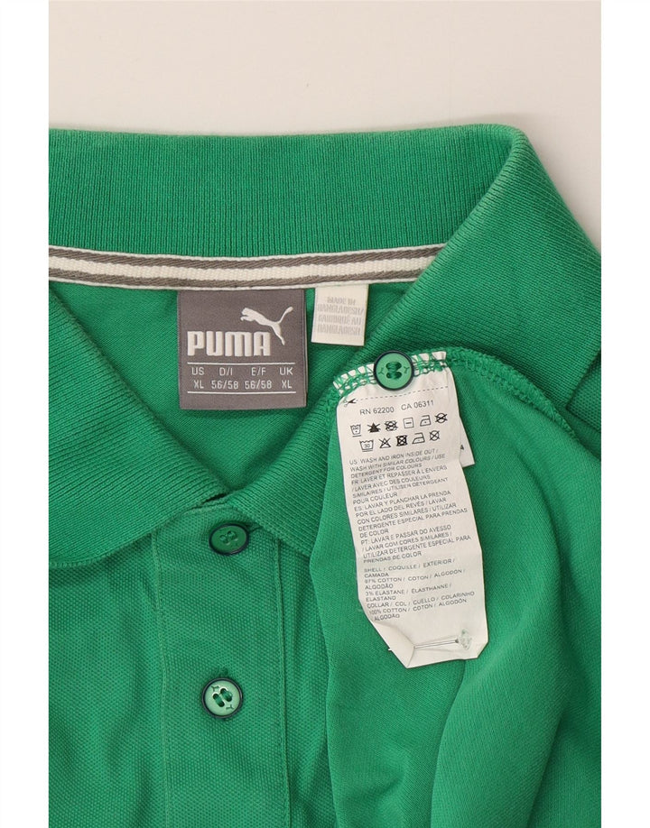 PUMA muška polo majica XL zeleni pamuk