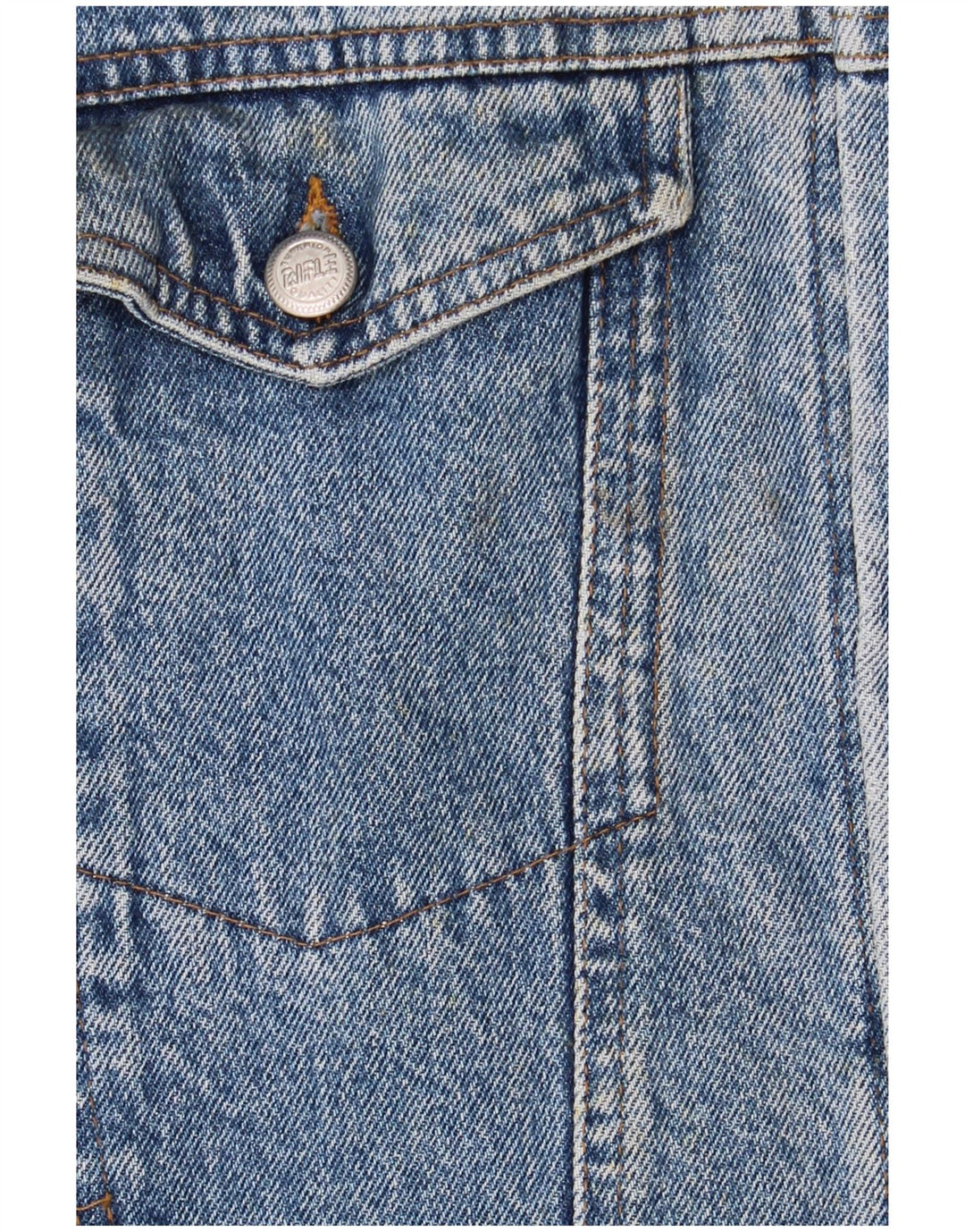 Rifle muška grafička traper jakna UK 44 2XL plava retro