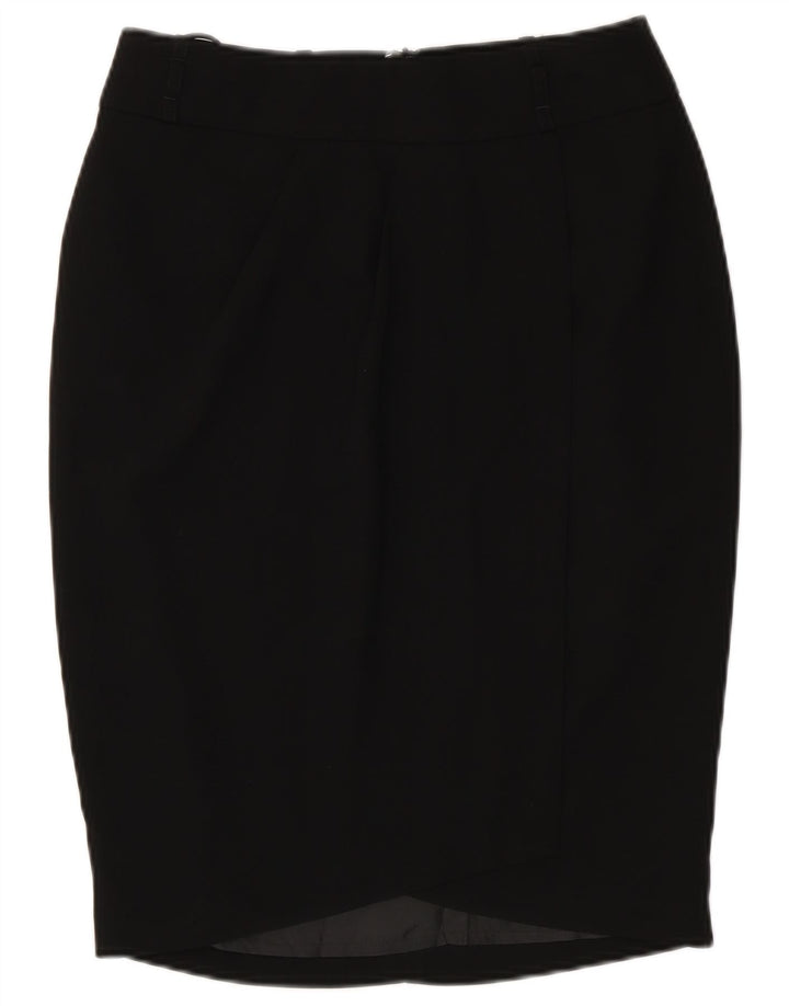 Marks & Spencer ženska pencil suknja UK 12 srednje W30 crni poliester