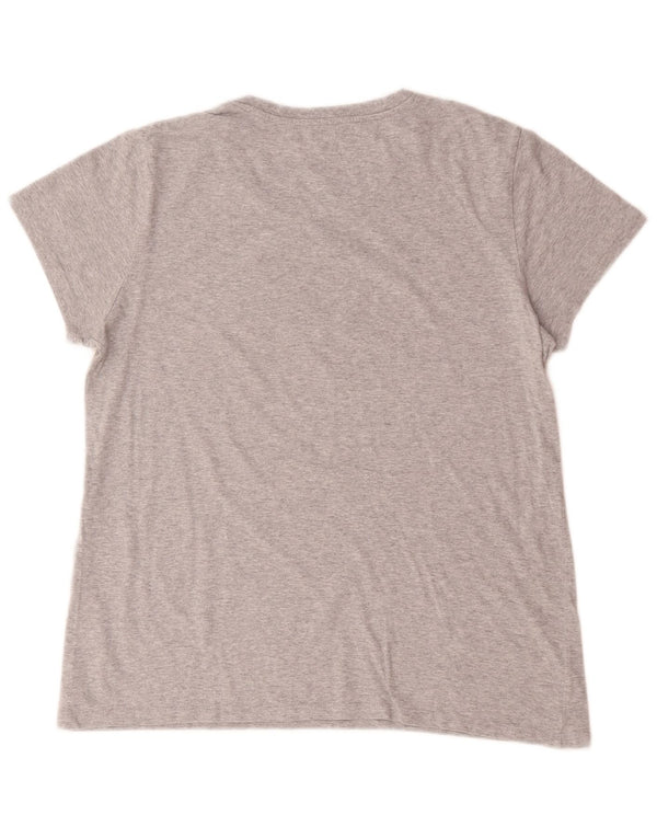 Levi's ženska majica kratkih rukava 501 Graphic Top UK 16 Large Grey Cotton