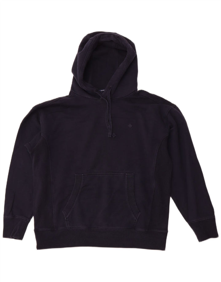 GANT muška majica s kapuljačom opuštenog kroja XL tamnoplavi pamuk