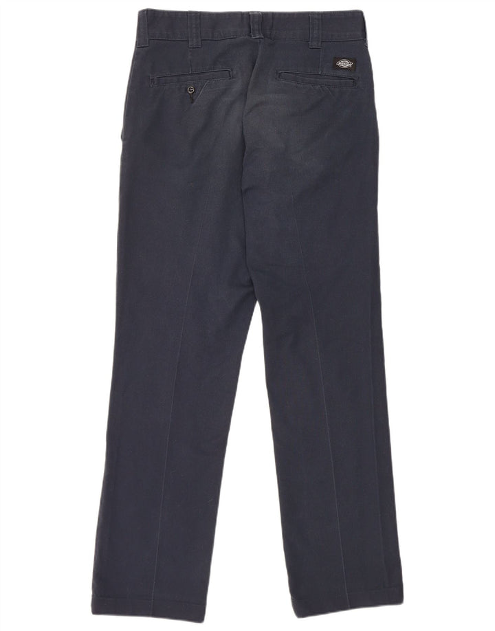 Dickies muške ravne chino hlače W30 L32 tamnoplavi poliester