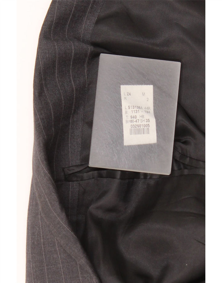 Ralph Lauren muški sako sa 2 gumba UK 44 XL siva vunena prugasta jakna
