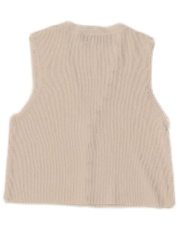 Zara ženski kratki top bez rukava UK 10 Small White