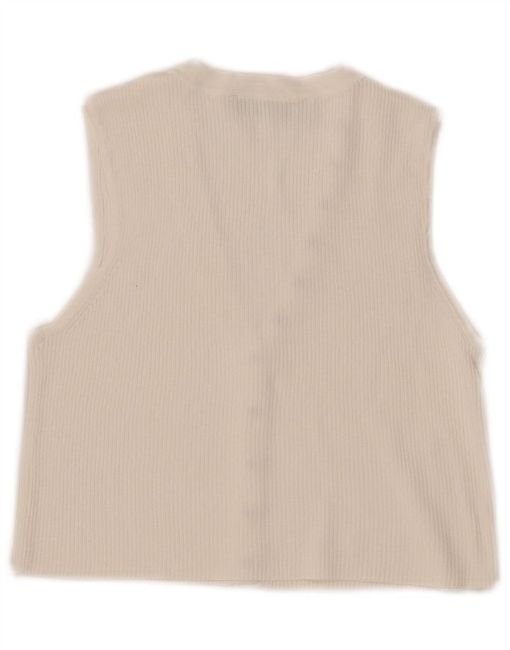 Zara ženski kratki top bez rukava UK 10 Small White