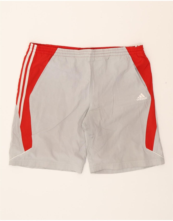 ADIDAS Mens Sport Shorts XL  Grey Colourblock Polyester Vintage Adidas and Second-Hand Adidas from Messina Hembry 