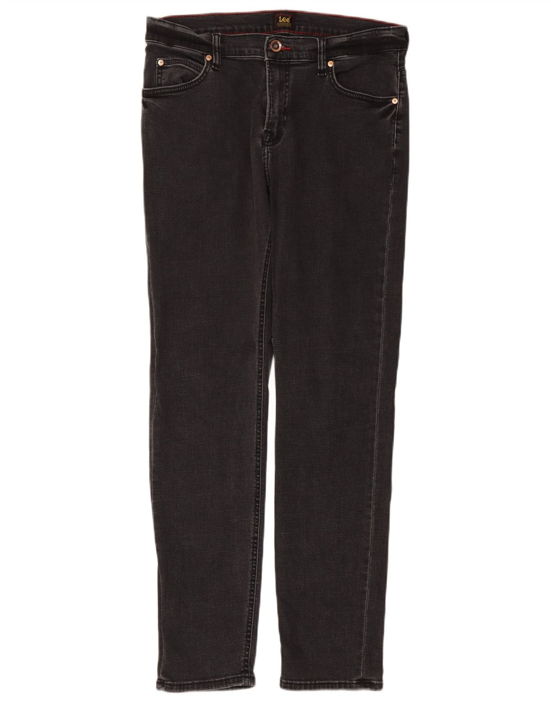 LEE Muške ravne traperice Rider W32 L32 Sivi pamuk