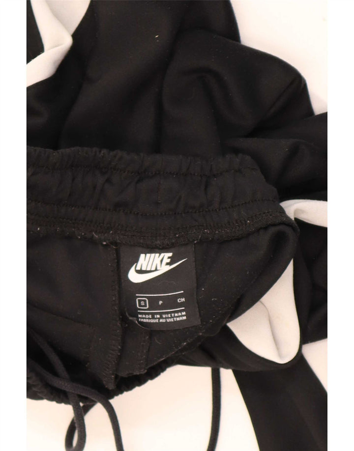 Nike muške hlače za trenirku Swoosh male crne boje od poliestera