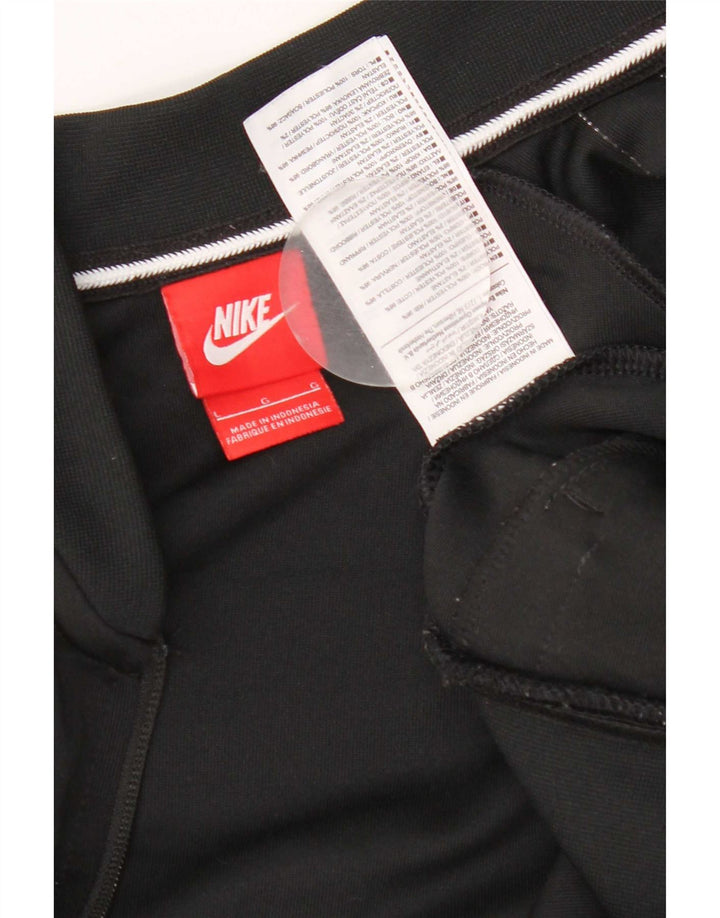 Nike muška gornja jakna trenirke velika crna poliesterska boja