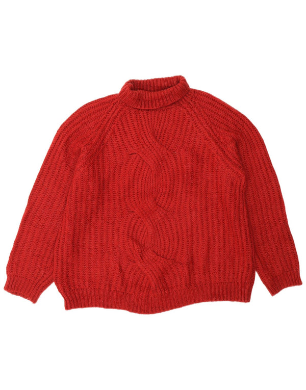 Massimo Dutti ženski pulover s rol izrezom UK 14 Srednje bordo akril