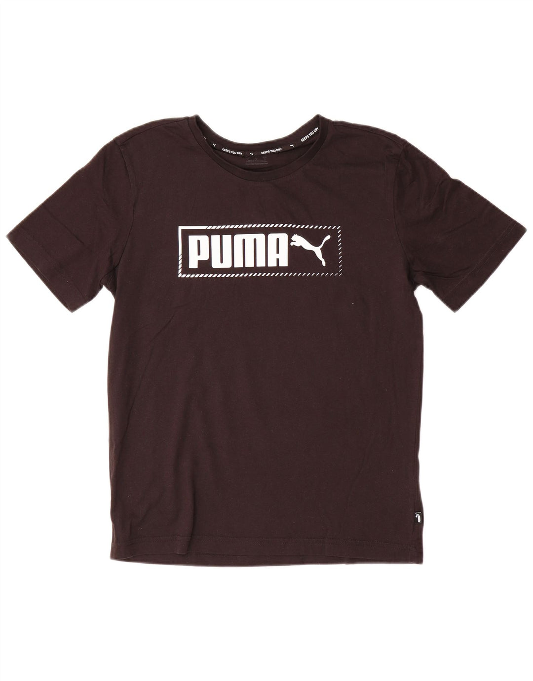 Puma muška majica kratkih rukava s grafičkim motivima, mali crni pamuk