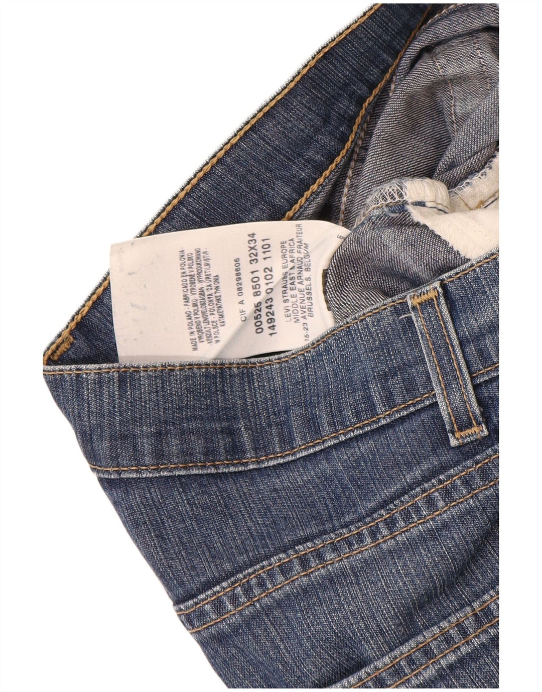 Levi's ženske 526 Bootcut traperice W32 L29 plavi pamuk
