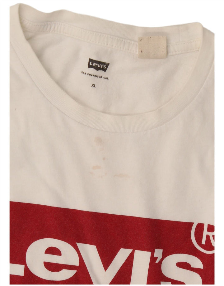Levi's muška majica s grafičkim motivima XL bijela