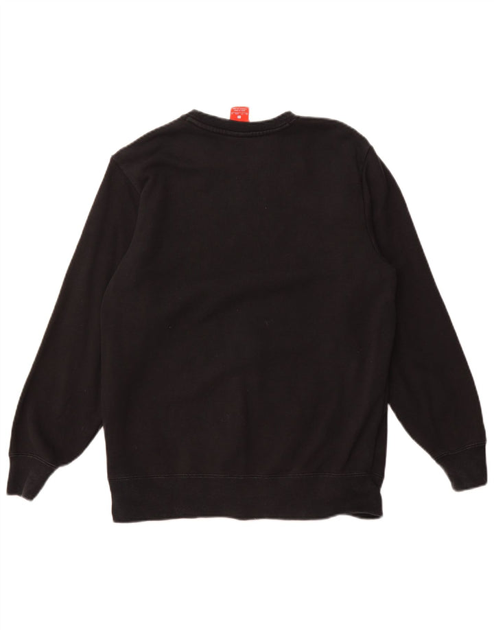 NIKE Ženska prekomjerna trenirka s grafičkim motivima UK 6 XS crni pamuk