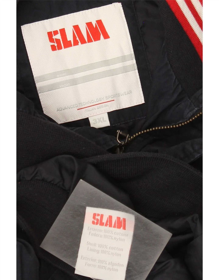 Slam muška bomber jakna UK 46 3XL tamnoplavi pamuk