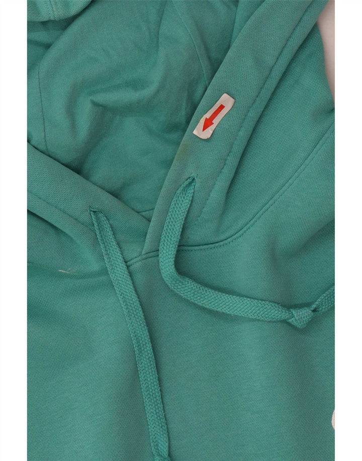 Nike muška majica s kapuljačom, veliki tirkizni pamuk