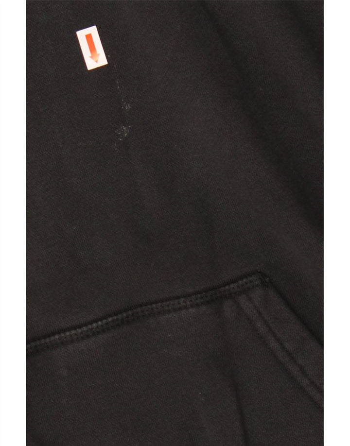 ADIDAS ženska majica s kapuljačom s kapuljačom s grafičkim motivima UK 12 Srednje crni pamuk