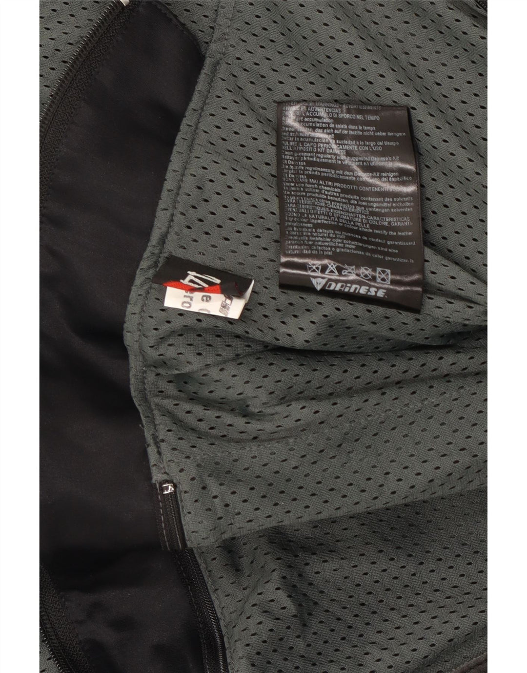 DAINESE Womens Moto Racer Leather Jacket IT 44 Medium Black Leather Vintage Dainese and Second-Hand Dainese from Messina Hembry 