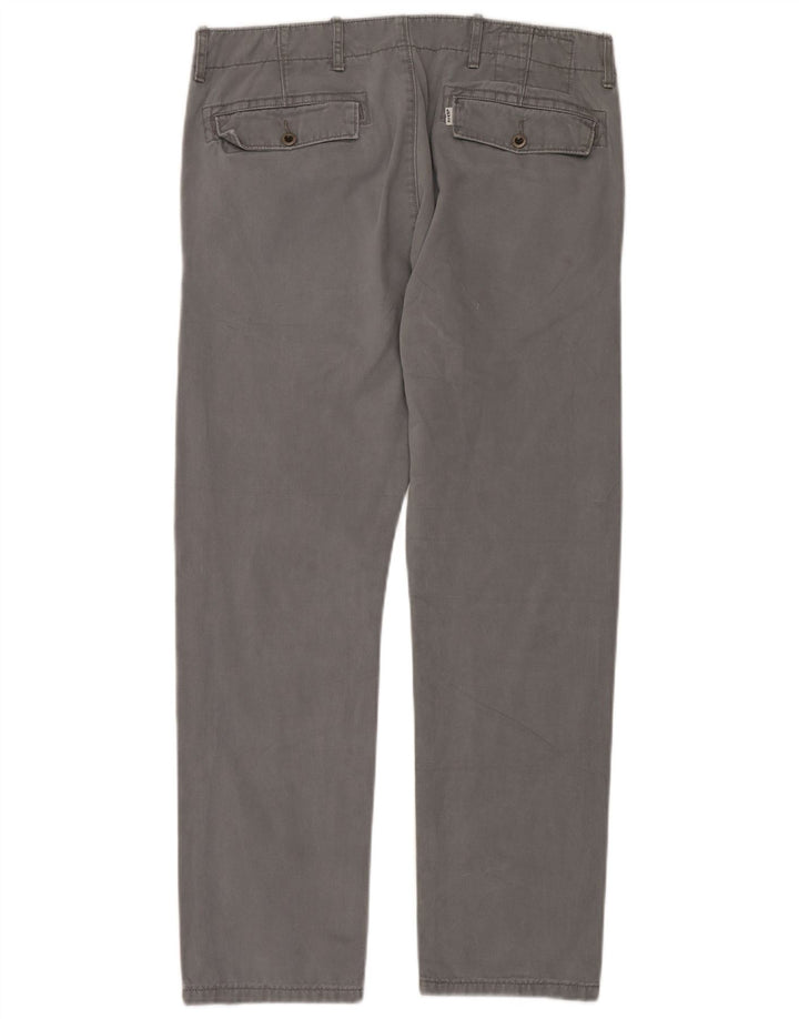 LEVI'S muške ravne chino hlače W33 L30 sivi pamuk
