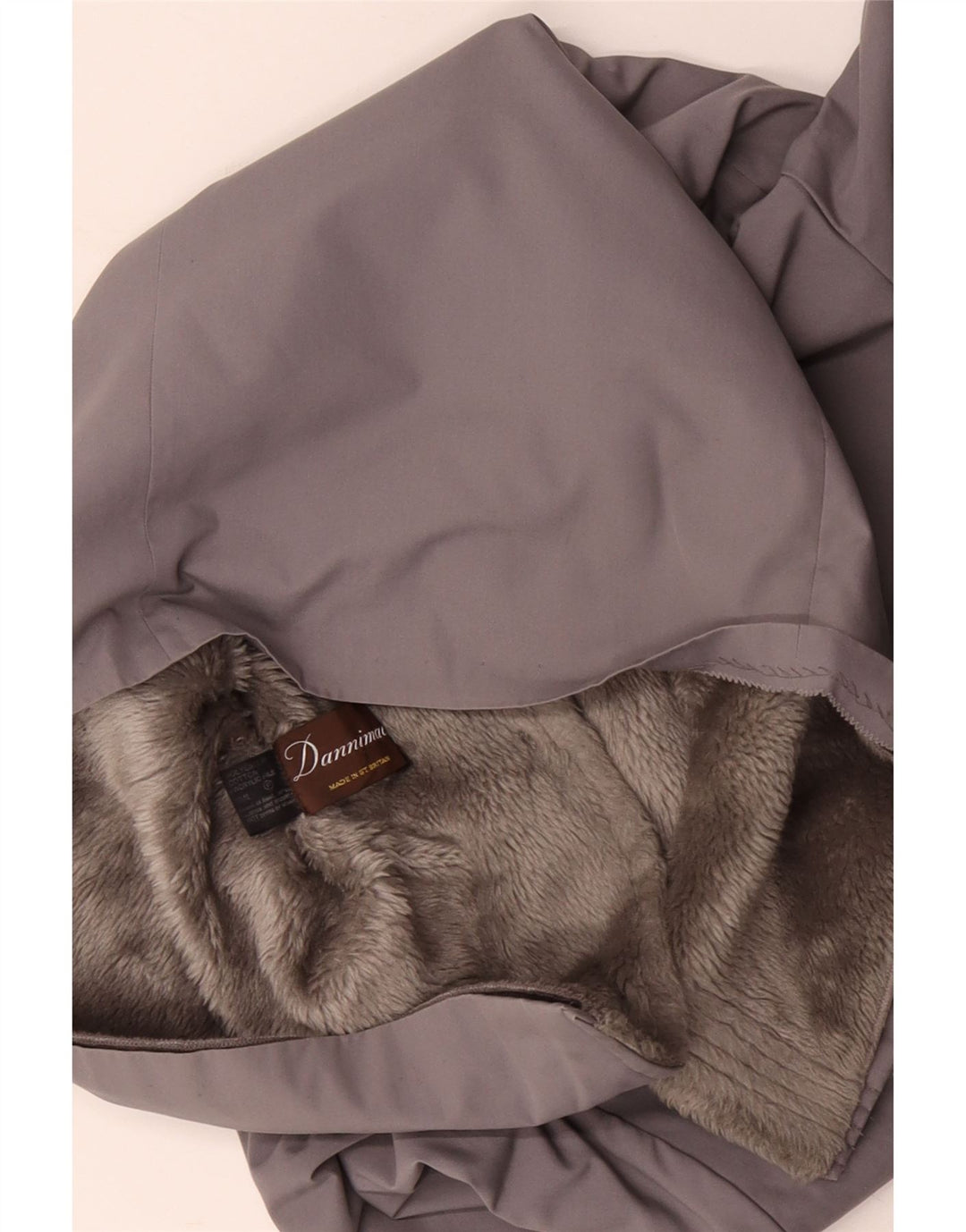 DANNIMAC ženski šerpa kaput UK 18 XL sivi pamuk