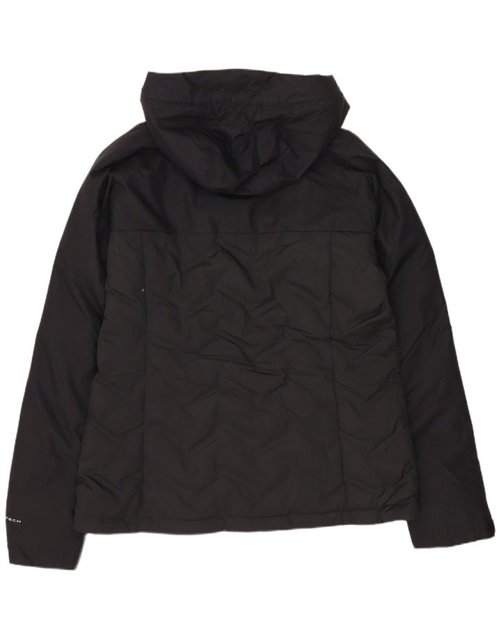 Columbia ženska Omni-Tech podstavljena jakna s kapuljačom UK 14 Veliki crni najlon