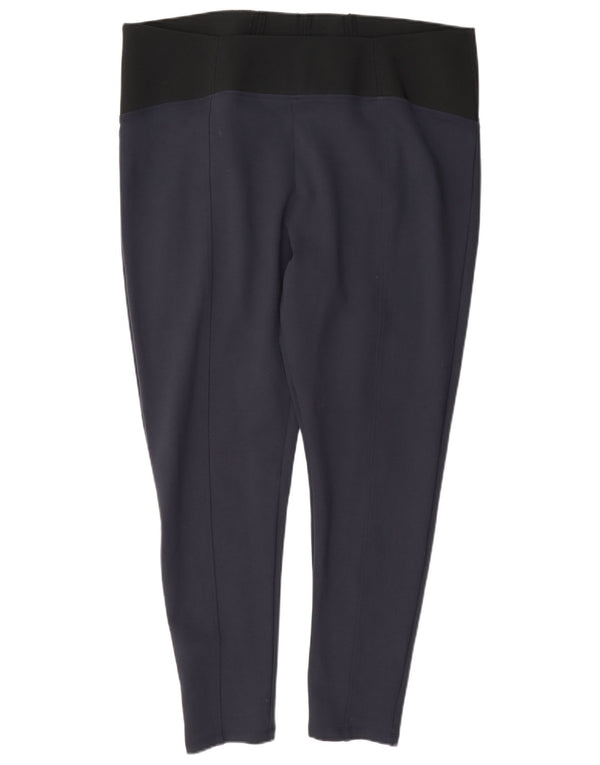 Marks & Spencer ženske tajice visokog struka UK 20 2XL tamnoplava viskoza