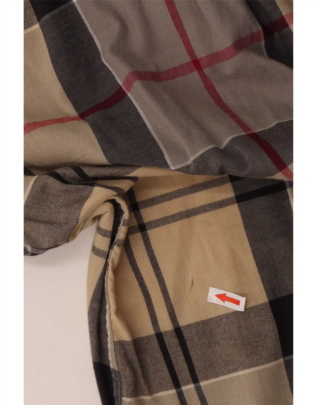 Barbour muška krojena košulja velikog bež kariranog pamuka
