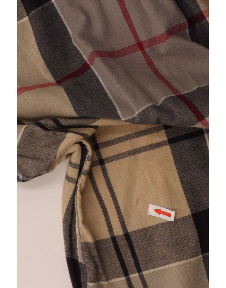 Barbour muška krojena košulja velikog bež kariranog pamuka