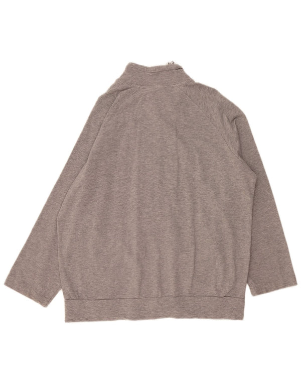 Ellesse ženska gornja jakna trenirke s grafičkim motivima UK 20 2XL sivi cvjetni pamuk