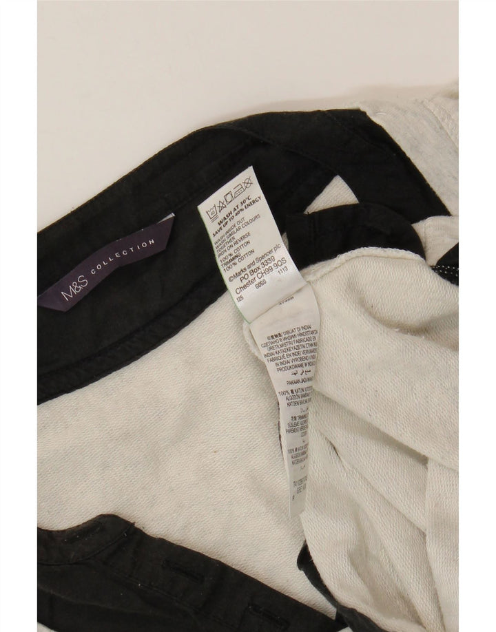 Marks & Spencer Ženska majica s kratkim rukavima UK 16 Large Gray Colourblock