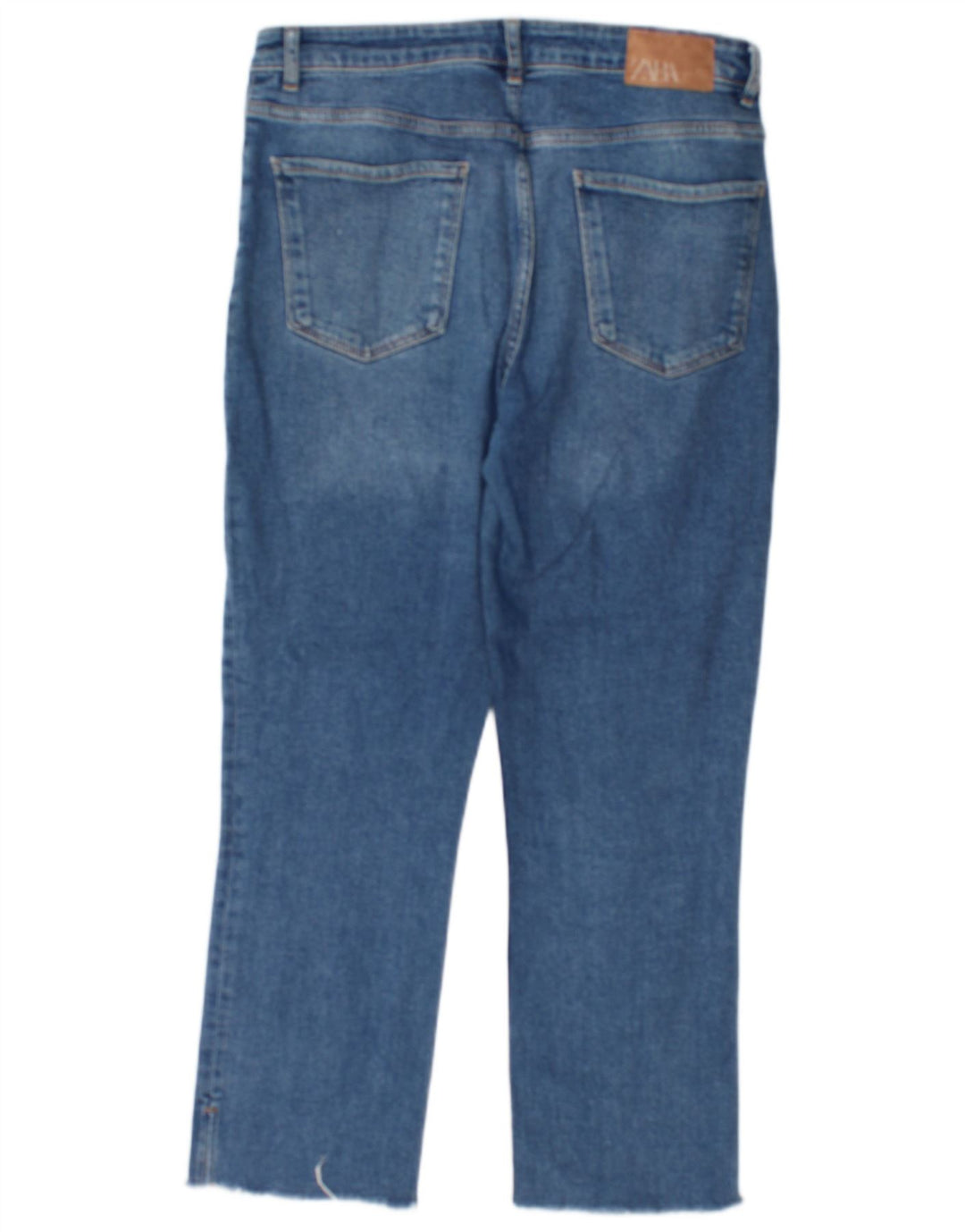 Zara ženske skraćene traperice EU 42 Large W32 L25 Plave
