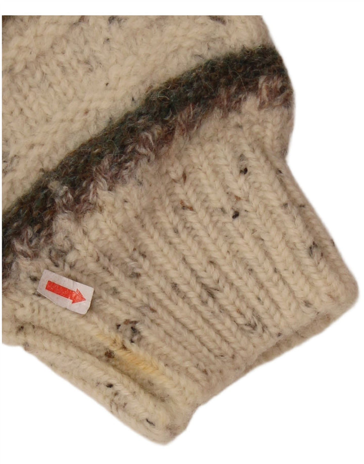 SERGIO TACCHINI Ženski pulover s okruglim izrezom UK 16 Veliki bež na pruge