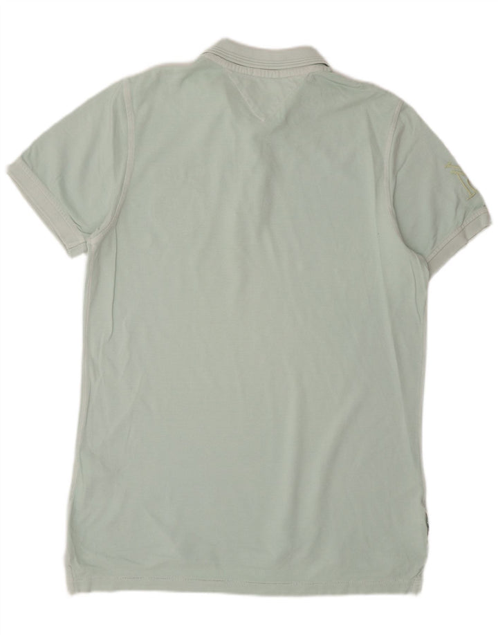 TOMMY HILFIGER Muška polo majica s grafikom Velika plava pamuk