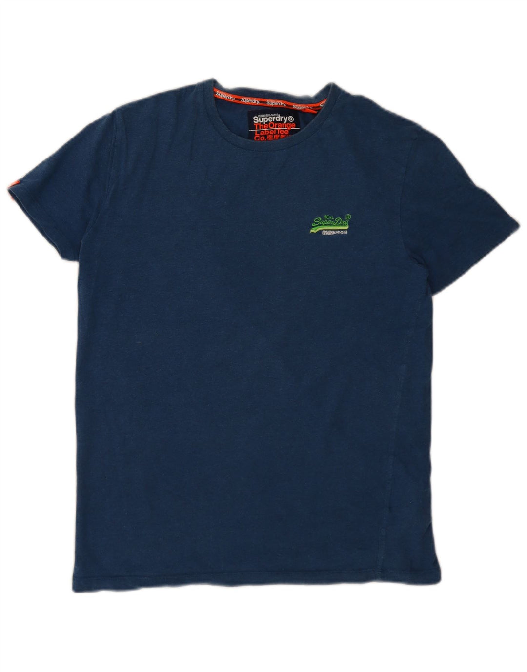 Superdry muška majica kratkih rukava srednje tamnoplavi pamuk