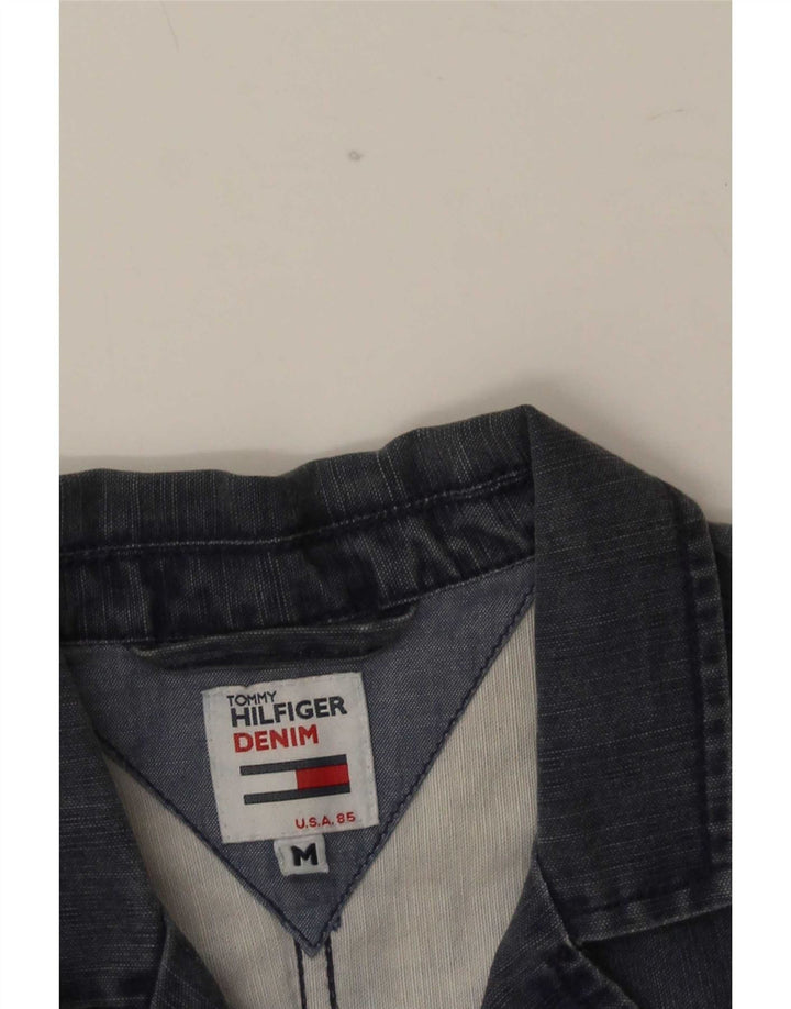 Tommy Hilfiger Ženska traper jakna s 3 gumba UK 12 srednje tamnoplava