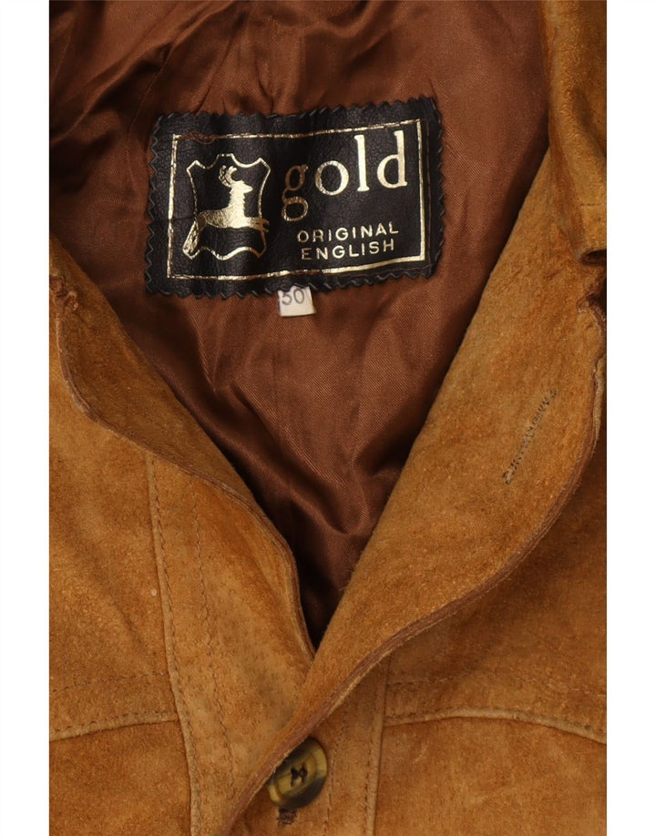 Vintage muška antilop jakna IT 50 srednje bež kože