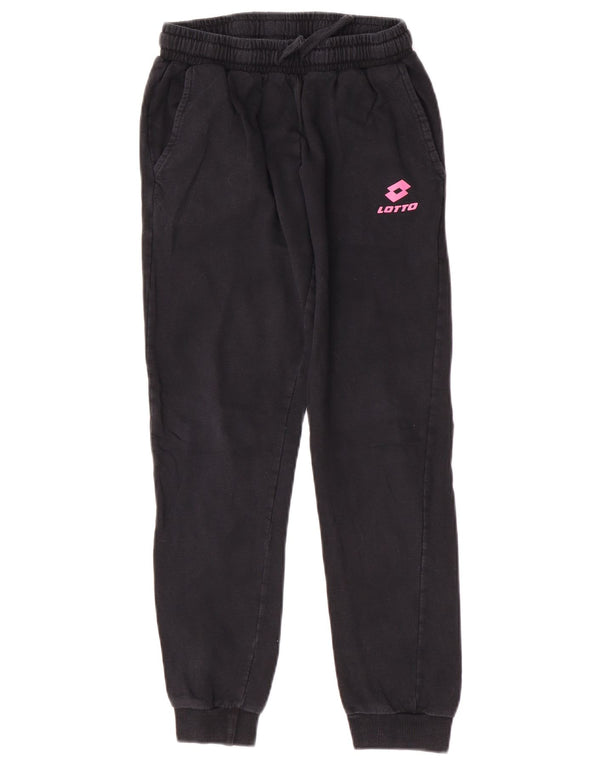 Lotto Girls Trenirka Hlače Joggers 11-12 Years Black Pamuk