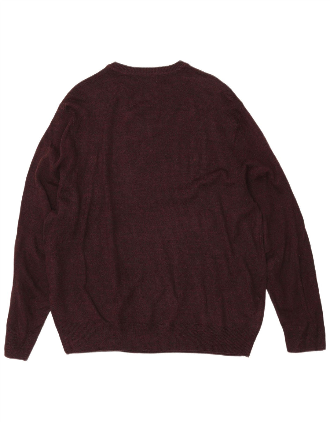 DOCKERS Muški džemper s V-izrezom Veliki tamnocrveni Argyle/Diamond