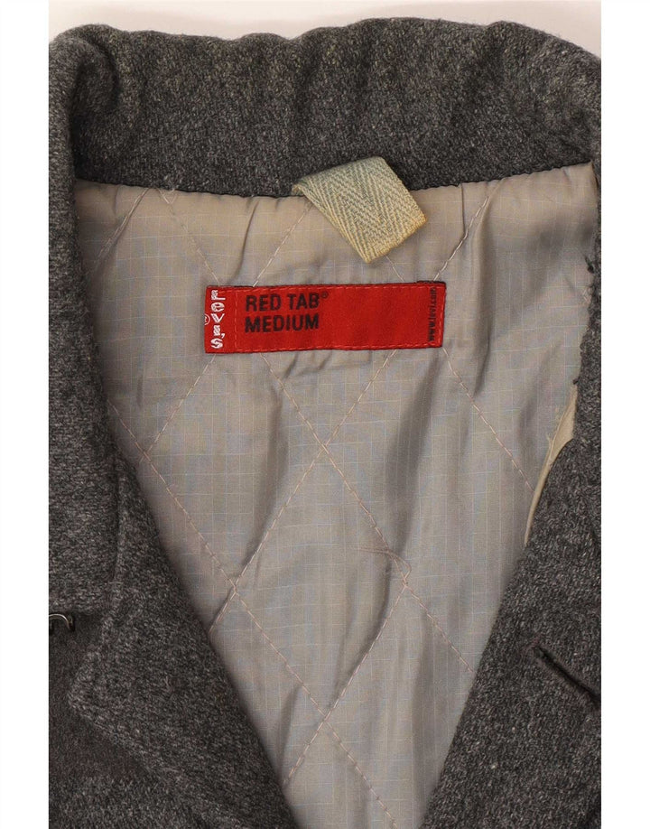 Levi's muška vjetrovka s 3 gumba UK 38 srednje siva vuna
