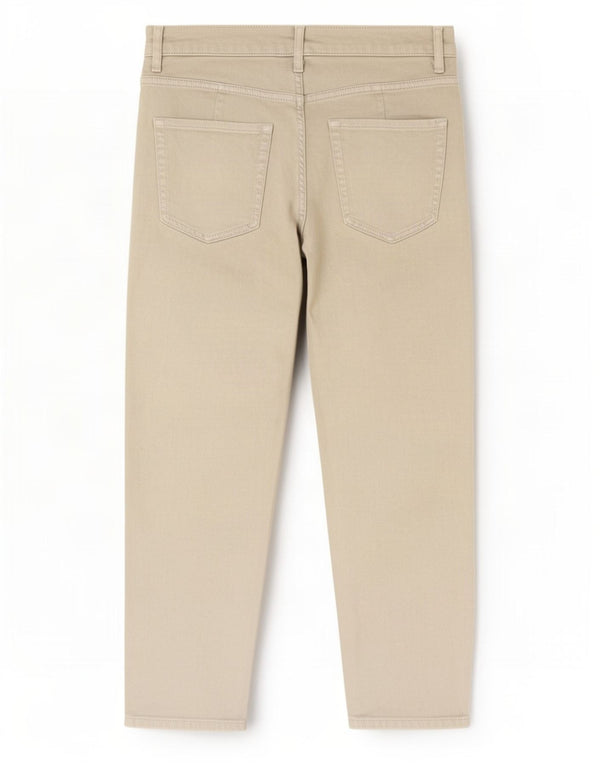 Marks & Spencer ženske Mom Crop sužene traperice UK 10 male W28 L25 kaki