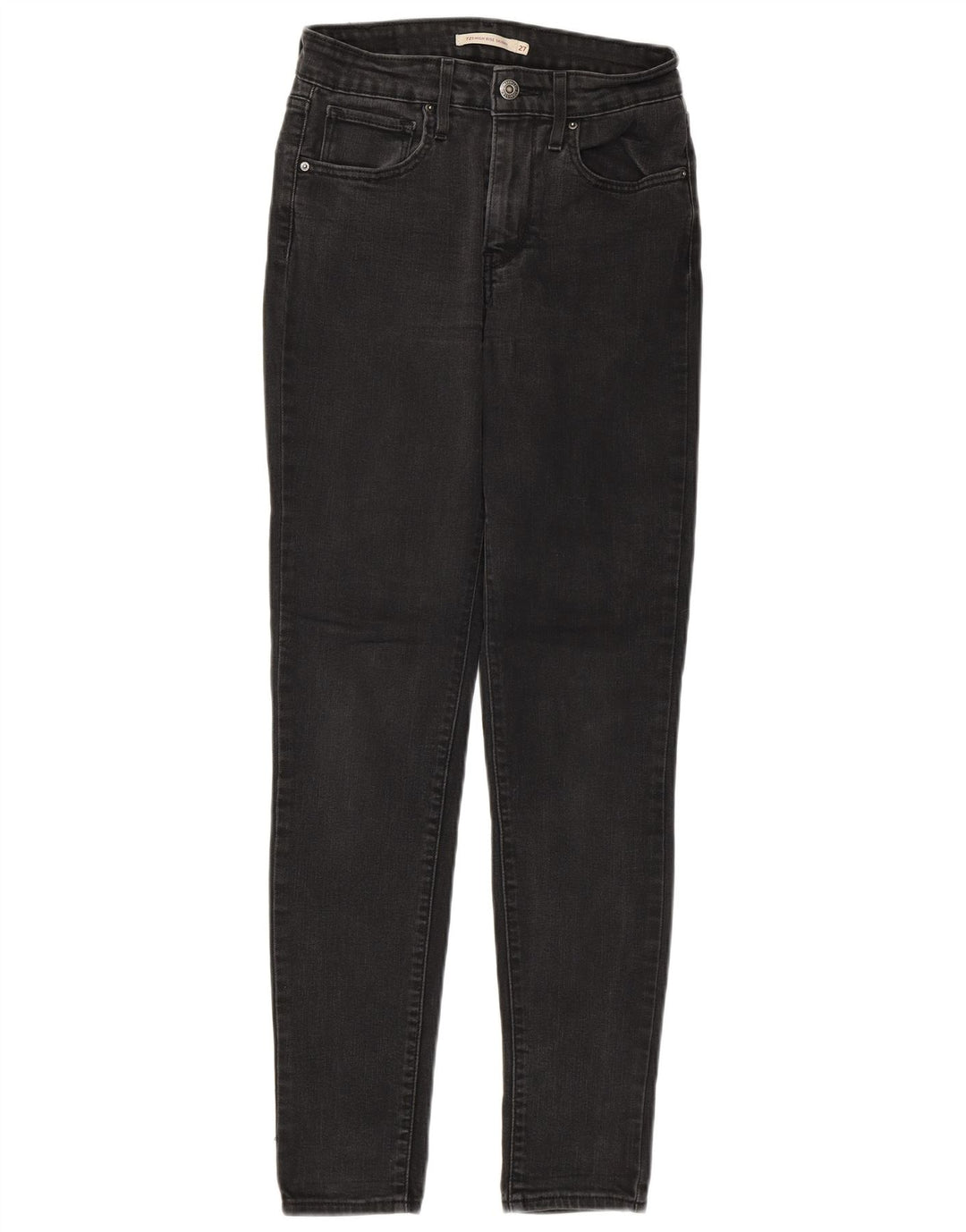 LEVI'S ženske uske traperice visokog struka 721 W27 L30 sivi pamuk