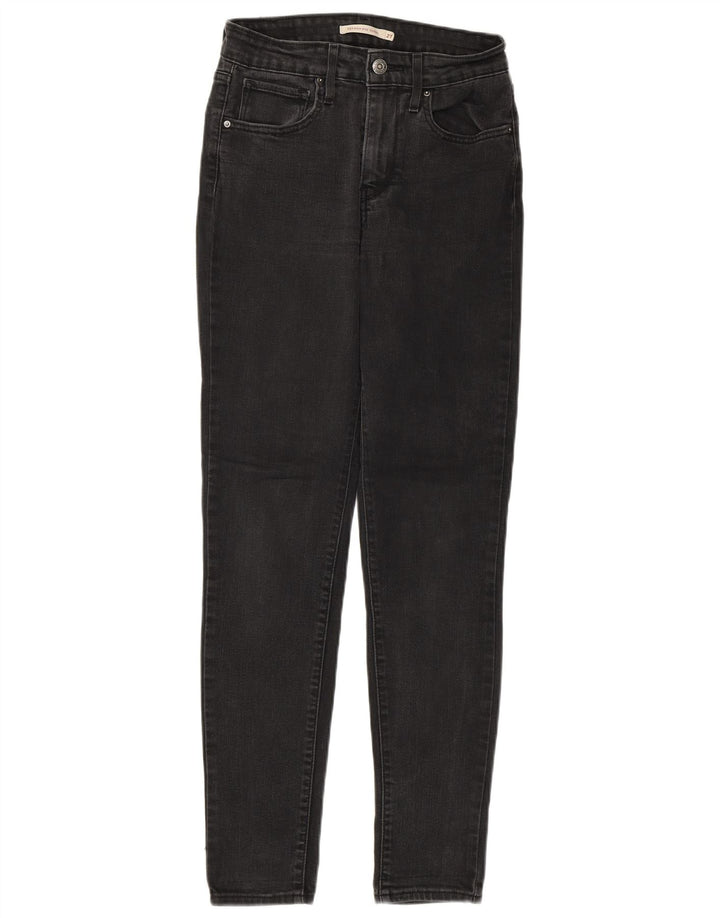 LEVI'S ženske uske traperice visokog struka 721 W27 L30 sivi pamuk