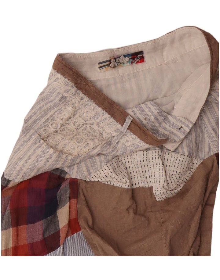 DESIGUAL ženska suknja s mjehurićima EU 36 mala W30 šareni patchwork