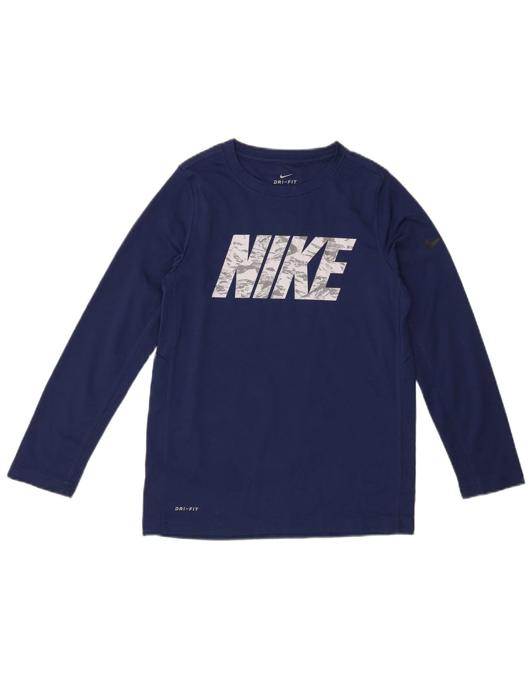 Nike Boys Dri Fit Graphic Majica dugih rukava 10-11 godina srednje tamnoplava