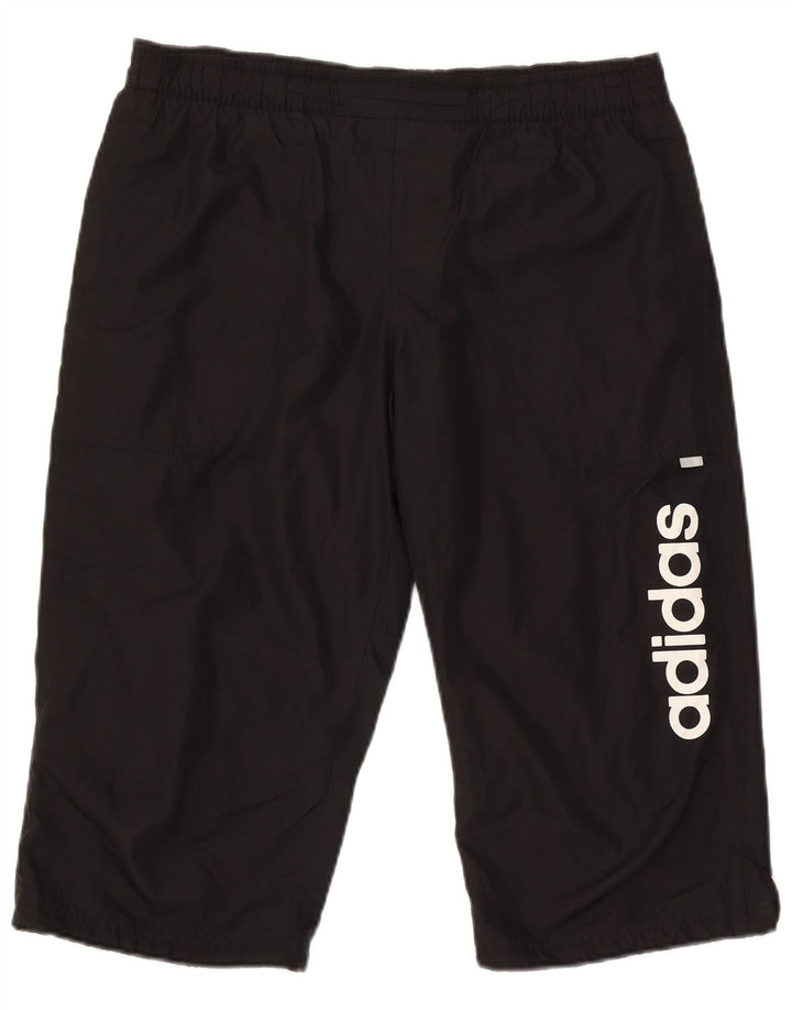 Adidas muške sportske kratke hlače Graphic Bermuda Srednje crni poliester