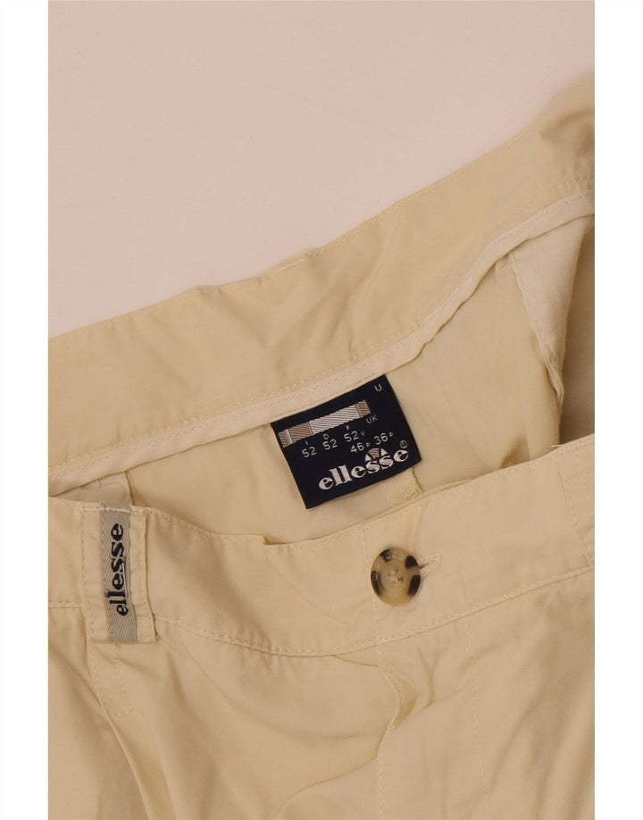 ELLESSE Muške kratke chino hlače s štipaljkama W36 velike bež boje