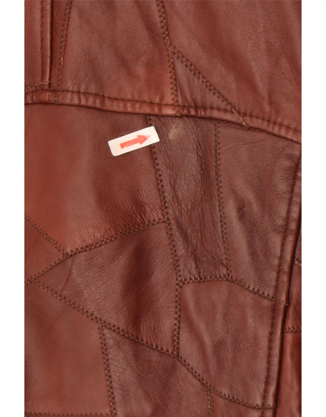 Vintage muška kožna jakna UK 44 2XL smeđa