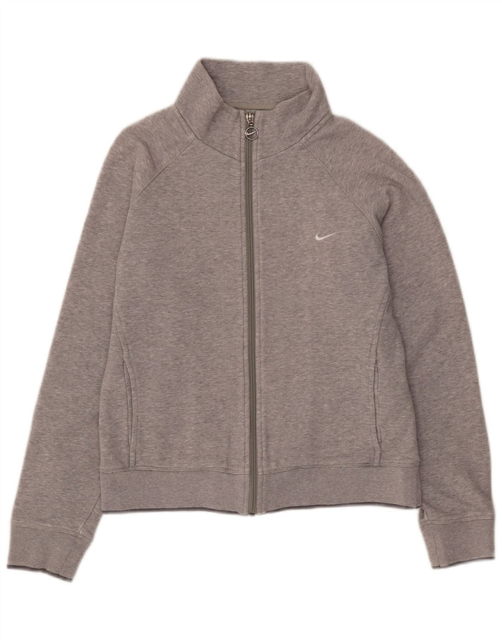 Nike ženska gornja jakna za trenirku UK 10/12 srednje siva s pjegama